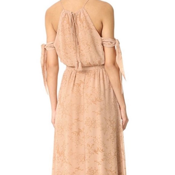 TJD Floral Flowy Goddess Halter Maxi Dress - Picture 3 of 8